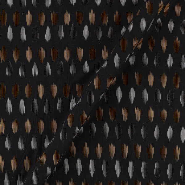 Cotton Ikat Black Colour Washed Fabric Online D9150C7