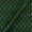 Cotton Ikat Green X Black Cross Tone Washed Fabric Online D9150D19