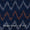 Cotton Ikat Midnight Blue Colour Washed Fabric Online D9150L14 