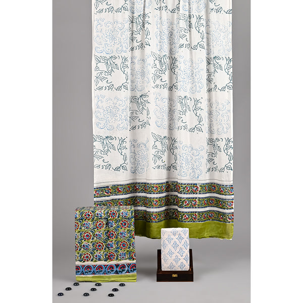COTTON HANDBLOCK PRINTED SUIT SET