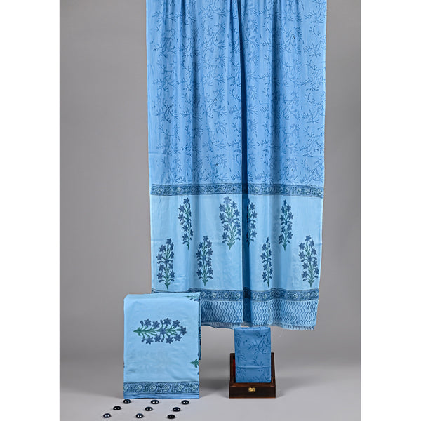 COTTON HANDBLOCK PRINTED SUIT SET