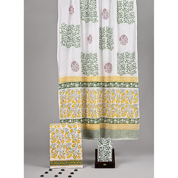 COTTON HANDBLOCK PRINTED SUIT SET
