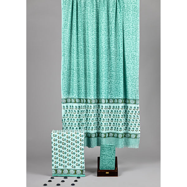 COTTON HANDBLOCK PRINTED SUIT SET