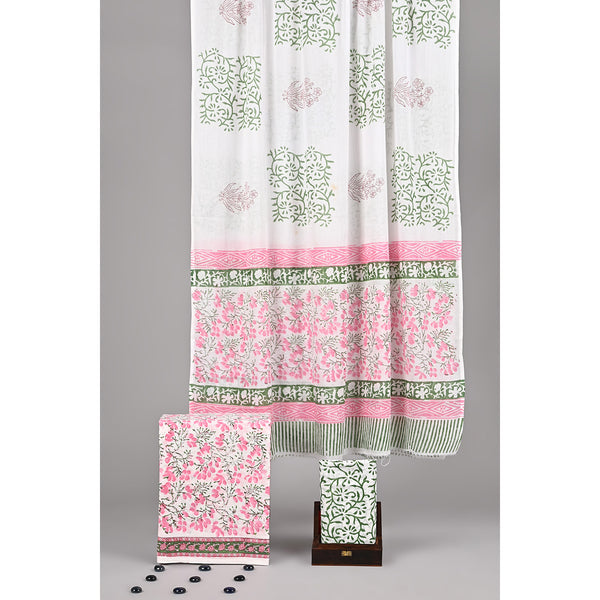 COTTON HANDBLOCK PRINTED SUIT SET
