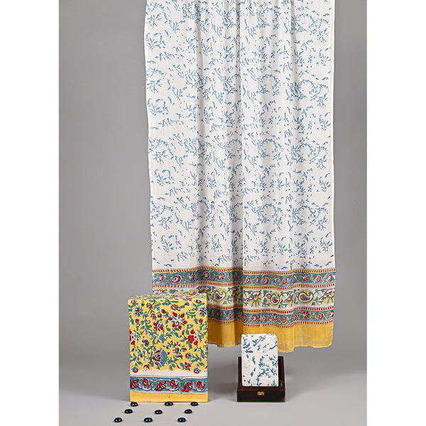 COTTON HANDBLOCK PRINTED SUIT SET