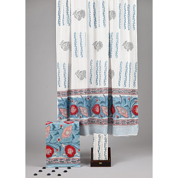 COTTON HANDBLOCK PRINTED SUIT SET