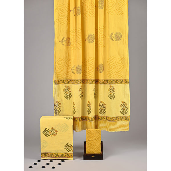 COTTON HANDBLOCK PRINTED SUIT SET
