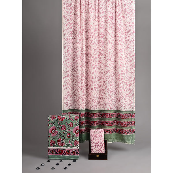 COTTON HANDBLOCK PRINTED SUIT SET