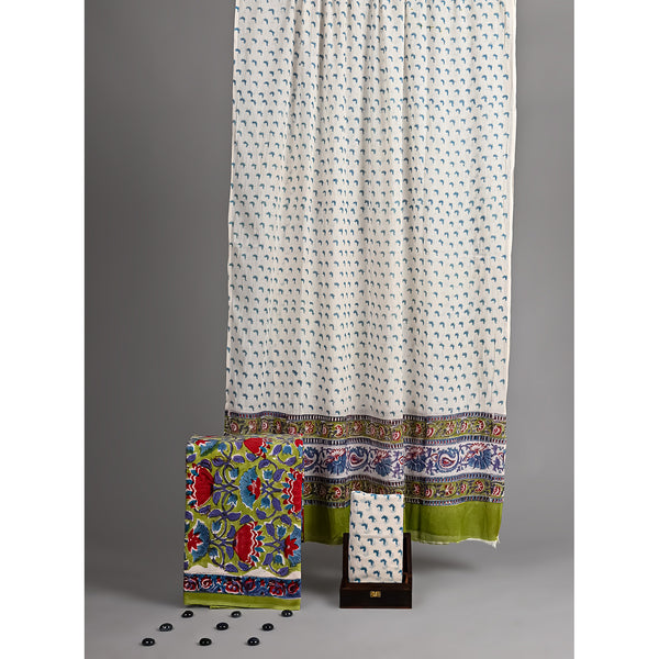 COTTON HANDBLOCK PRINTED SUIT SET
