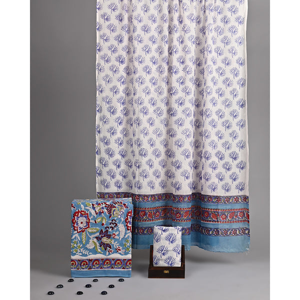 COTTON HANDBLOCK PRINTED SUIT SET