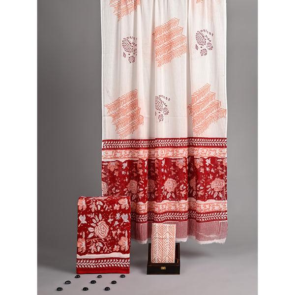 COTTON HANDBLOCK PRINTED SUIT SET