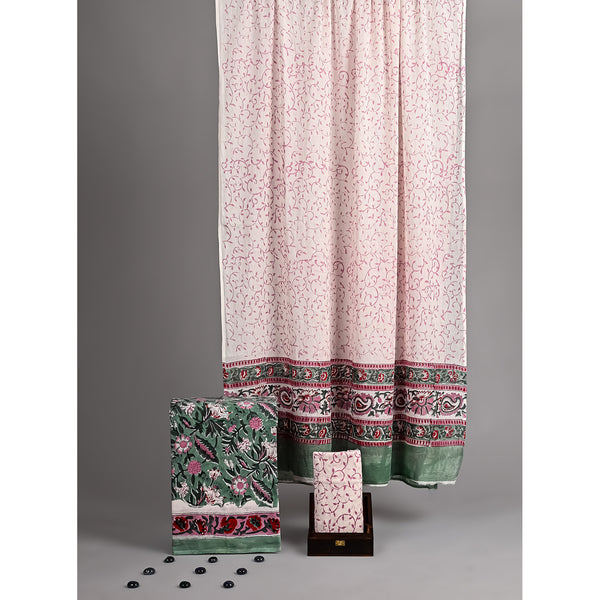 COTTON HANDBLOCK PRINTED SUIT SET