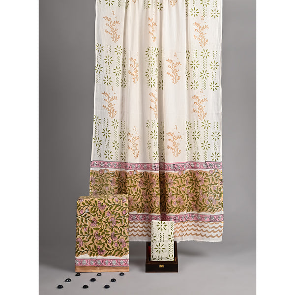 COTTON HANDBLOCK PRINTED SUIT SET