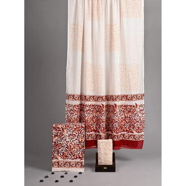 COTTON HANDBLOCK PRINTED SUIT SET