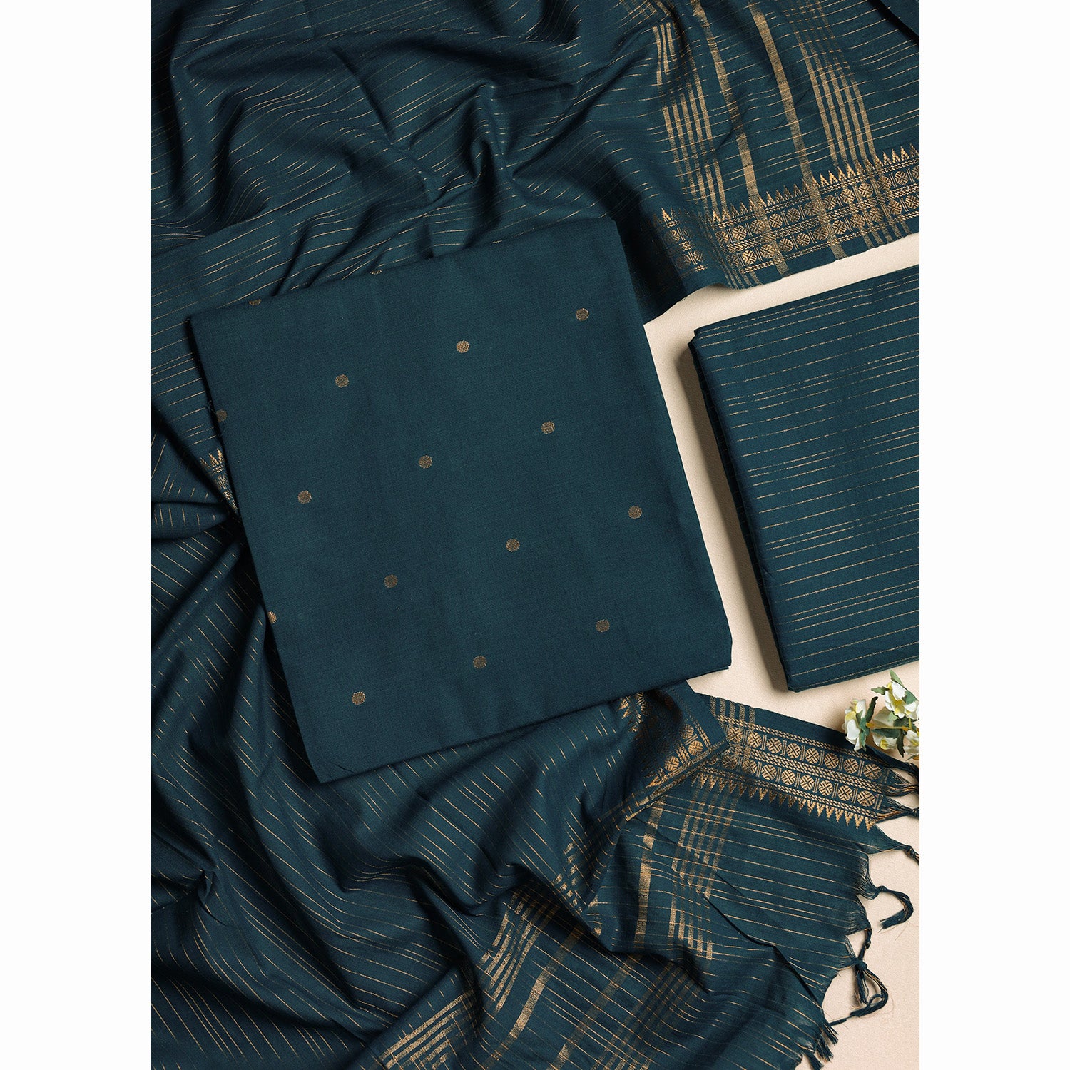 COTTON WOVEN SUIT SET