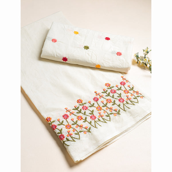 Cotton Embroidered Fabric