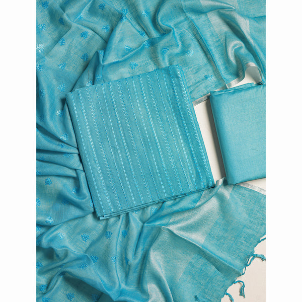 Pure Handloom Linen Suit Set