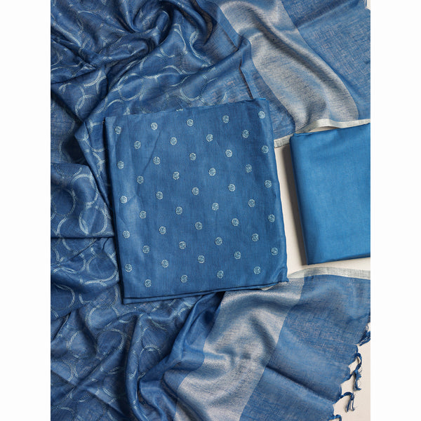 Pure Handloom Linen Suit Set