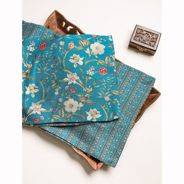 MUSLIN SILK PRINTED FABRICS