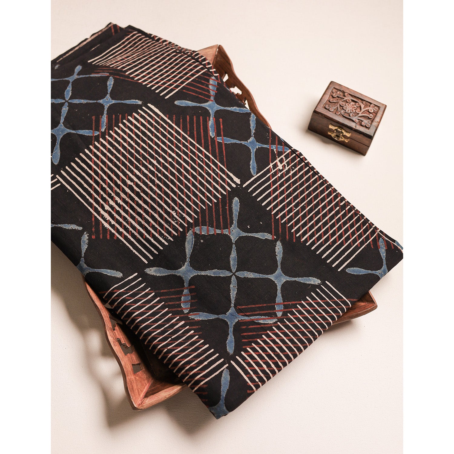 Cotton Ajrakh Fabric