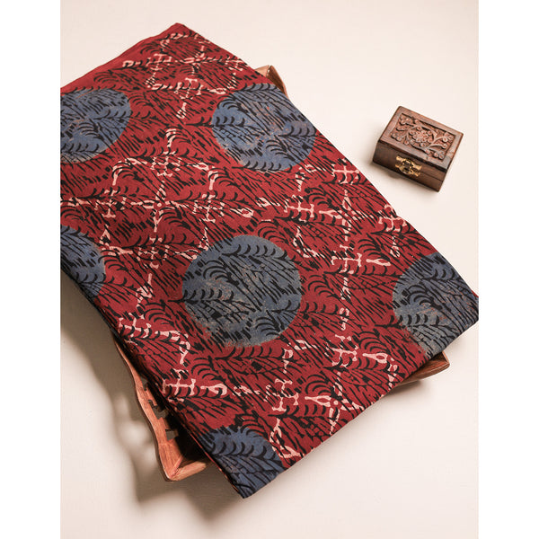 Cotton Ajrakh Fabric