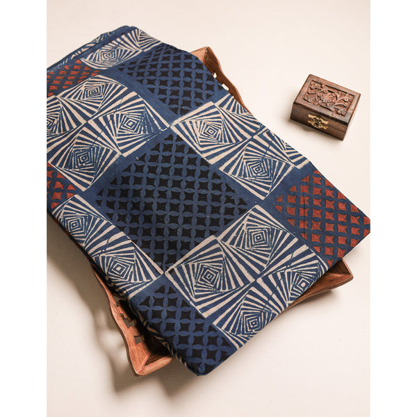 Cotton Ajrakh Fabric
