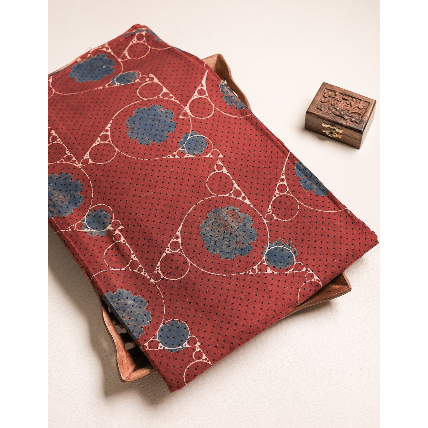 Cotton Ajrakh Fabric