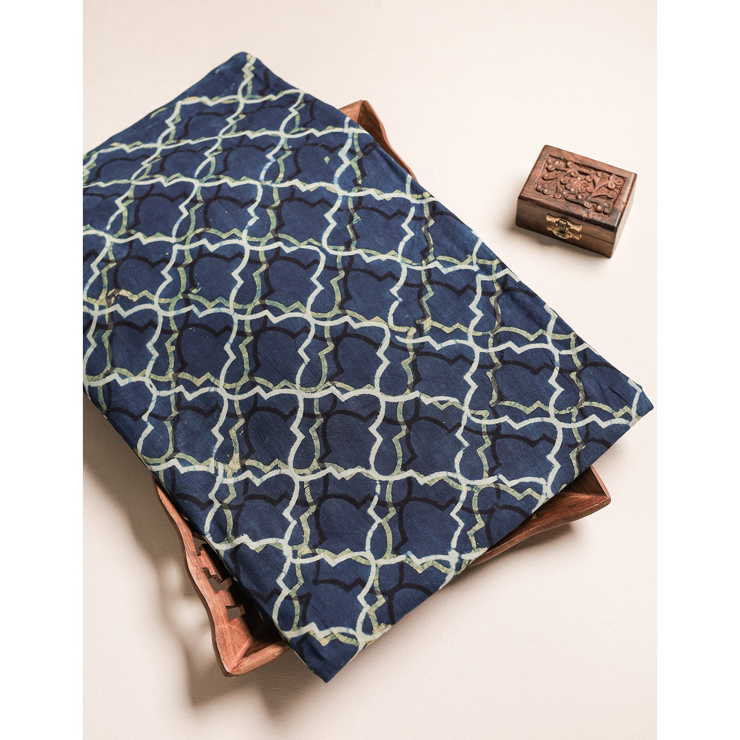 Cotton Ajrakh Fabric