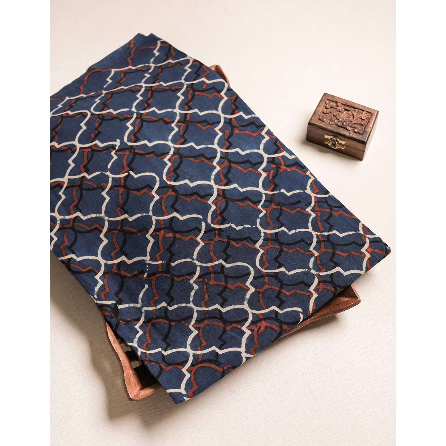 Cotton Ajrakh Fabric