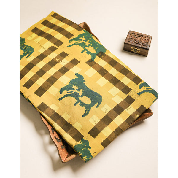 Cotton Ajrakh Fabric