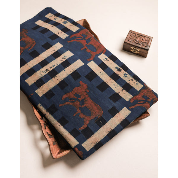 Cotton Ajrakh Fabric