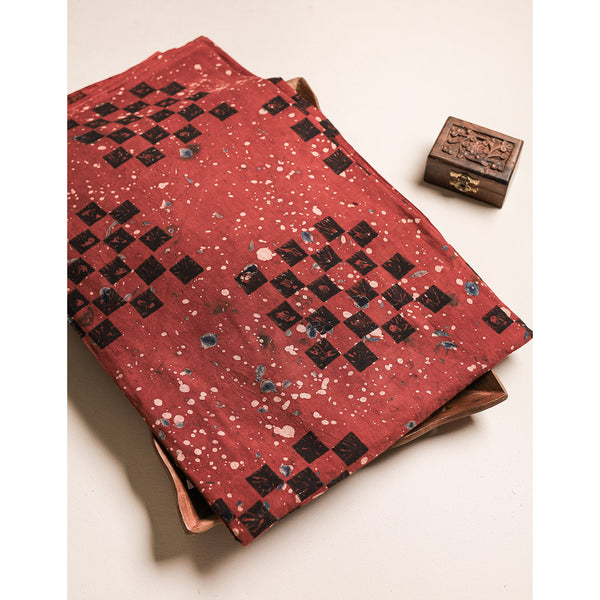 Cotton Ajrakh Fabric