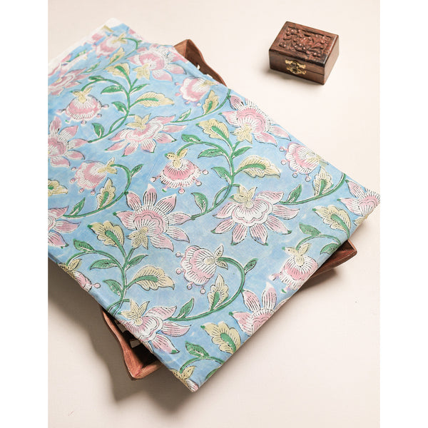 COTTON HANDBLOCK PRINTED FABRIC