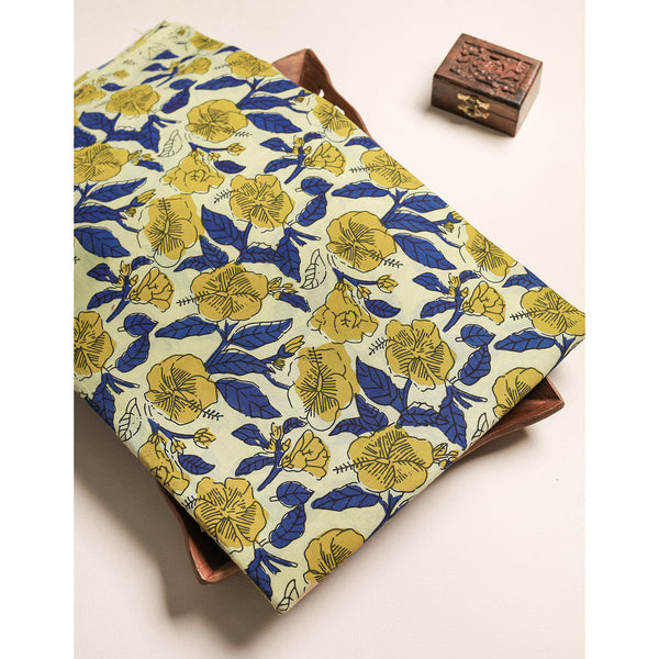 COTTON HANDBLOCK PRINTED FABRIC
