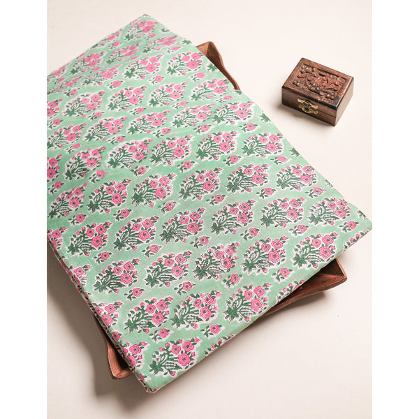 COTTON HANDBLOCK PRINTED FABRIC