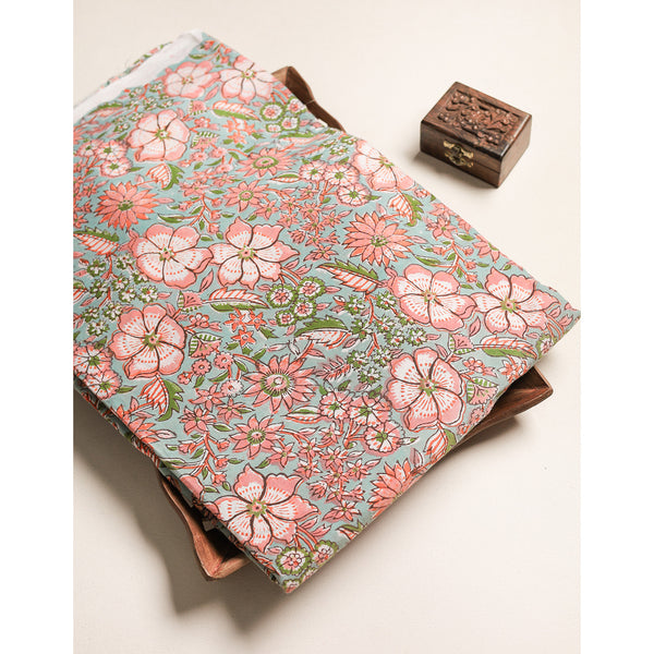 COTTON HANDBLOCK PRINTED FABRIC