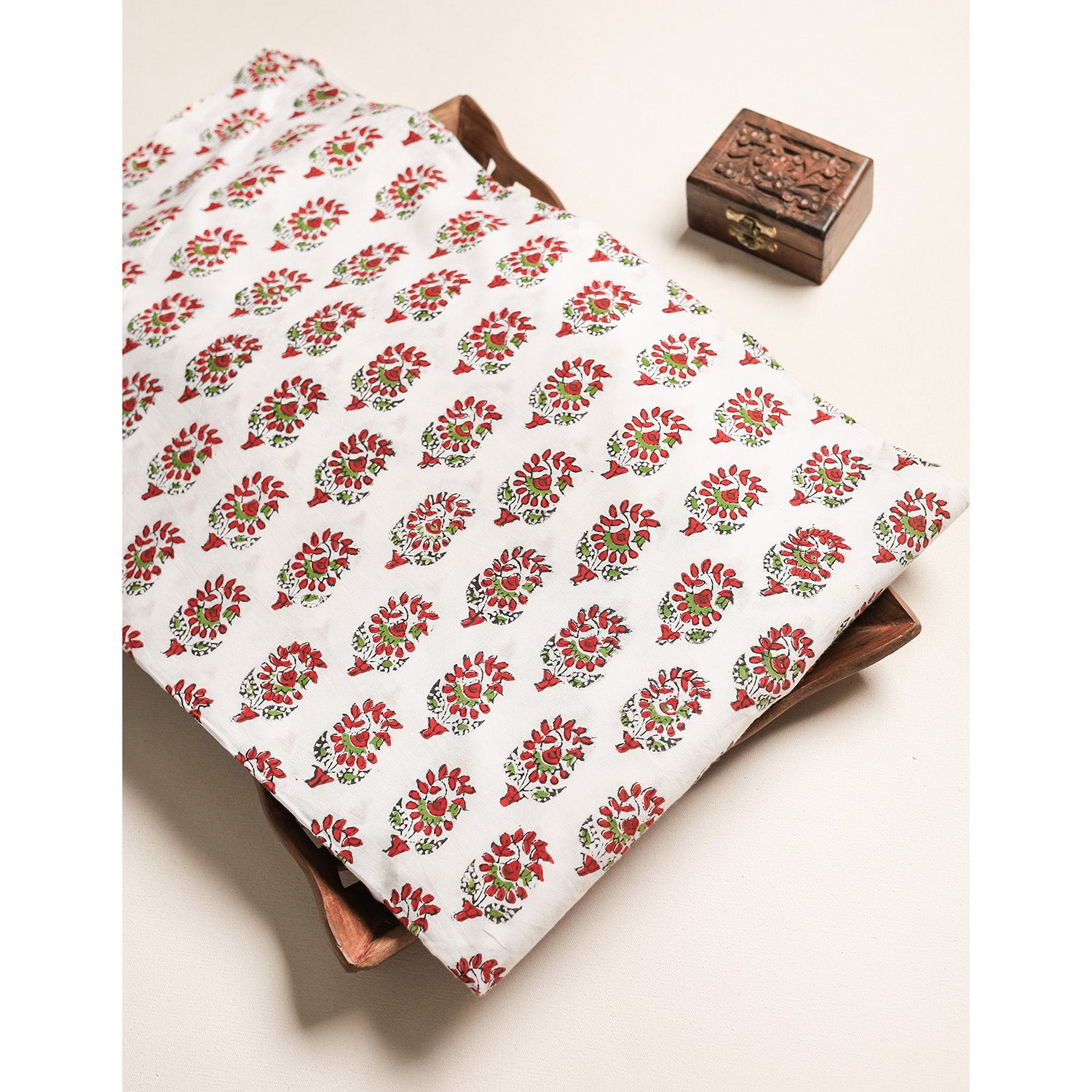 COTTON HANDBLOCK PRINTED FABRIC