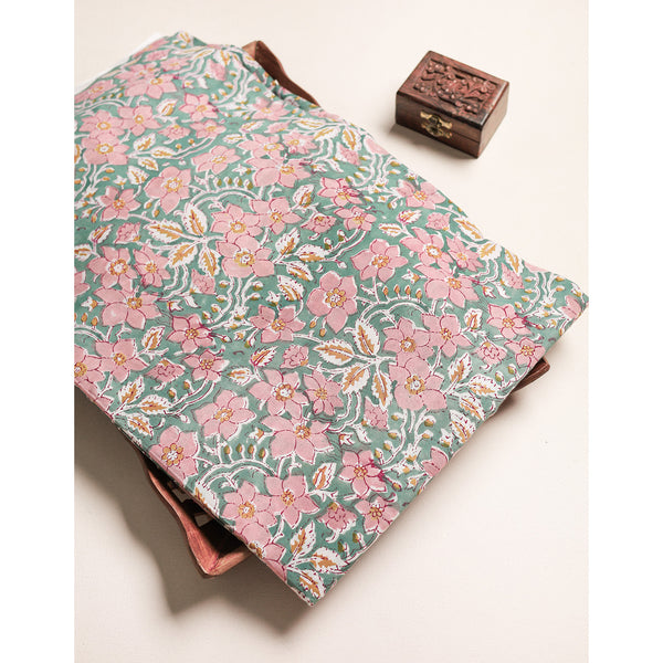COTTON HANDBLOCK PRINTED FABRIC