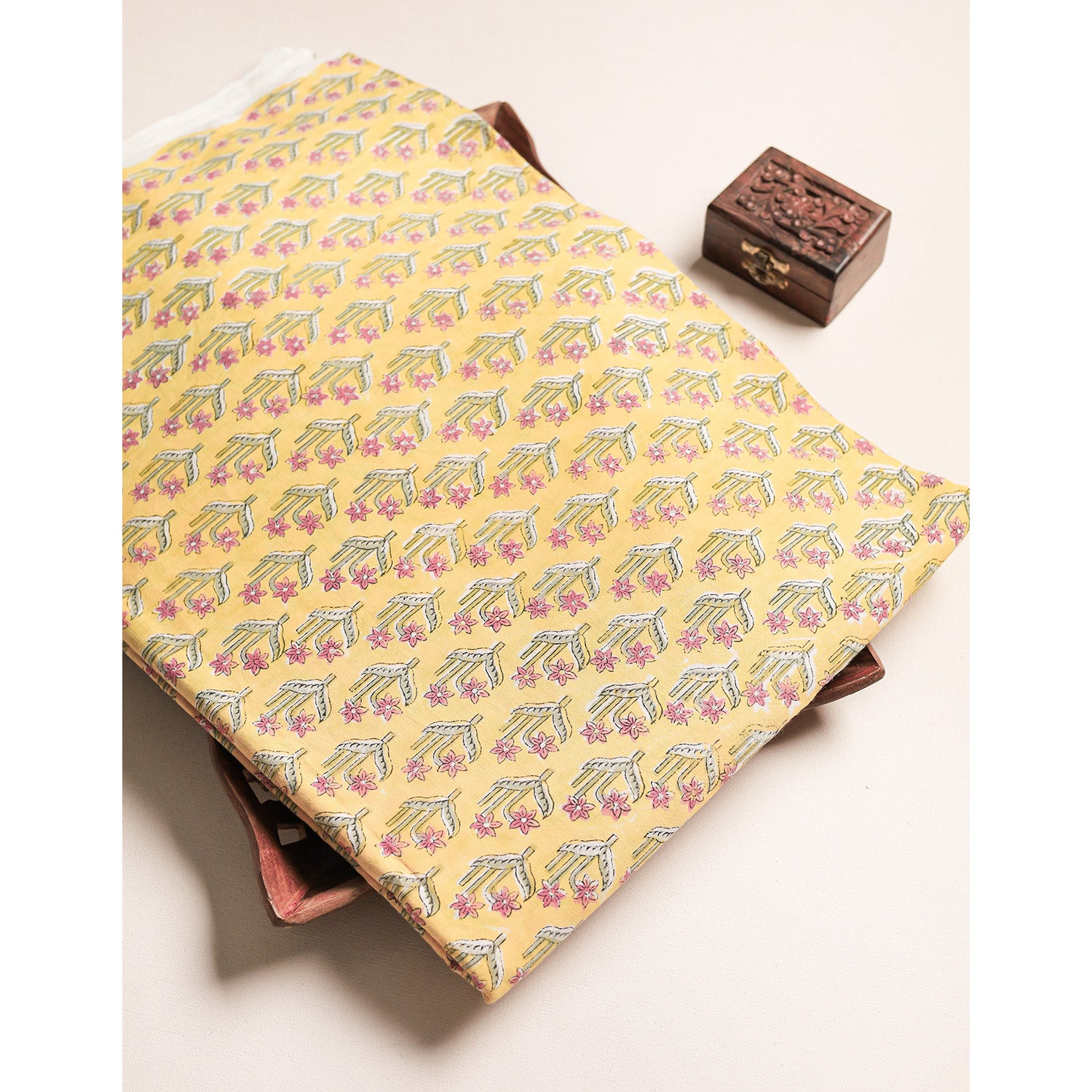 COTTON HANDBLOCK PRINTED FABRIC