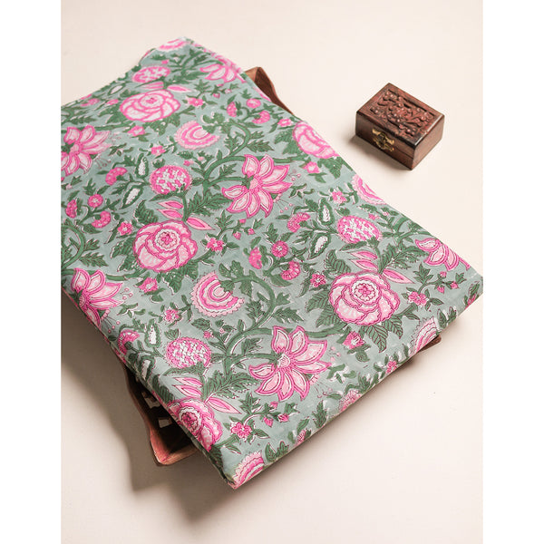 COTTON HANDBLOCK PRINTED FABRIC