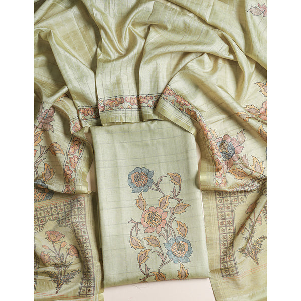 SEMI TUSSAR 2 PIECE SUIT SET