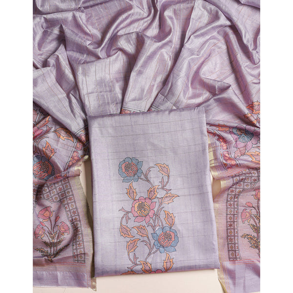 SEMI TUSSAR 2 PIECE SUIT SET