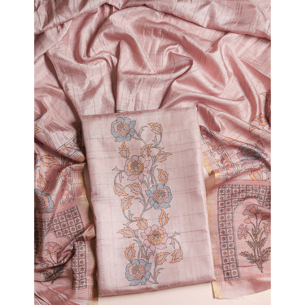 SEMI TUSSAR 2 PIECE SUIT SET