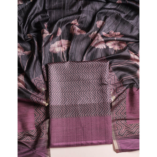 SEMI TUSSAR 2 PIECE SUIT SET