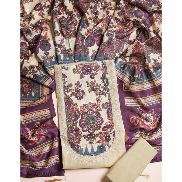 CHANDERI SILK SUIT SET