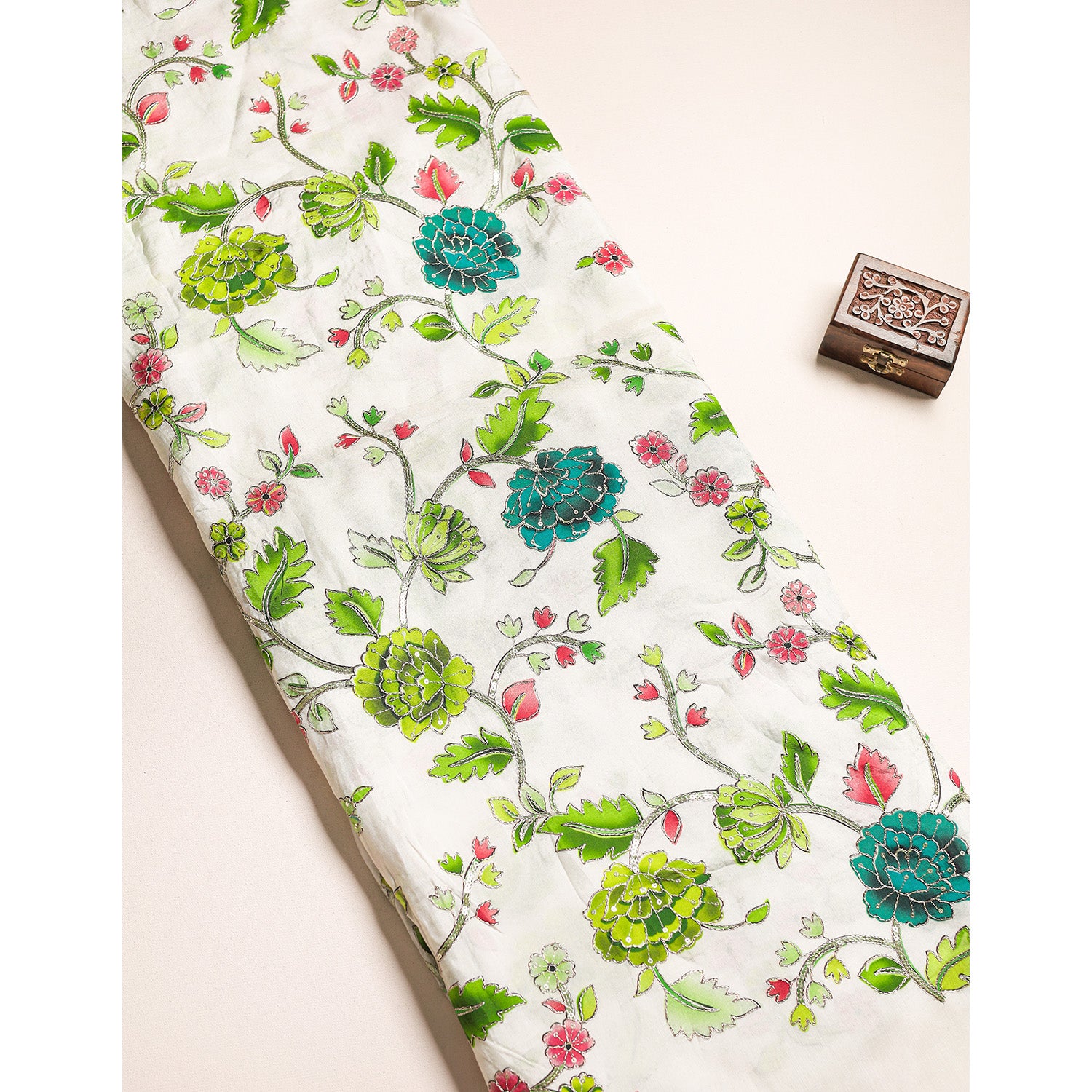 DOLA SILK EMBROIDERED FABRIC