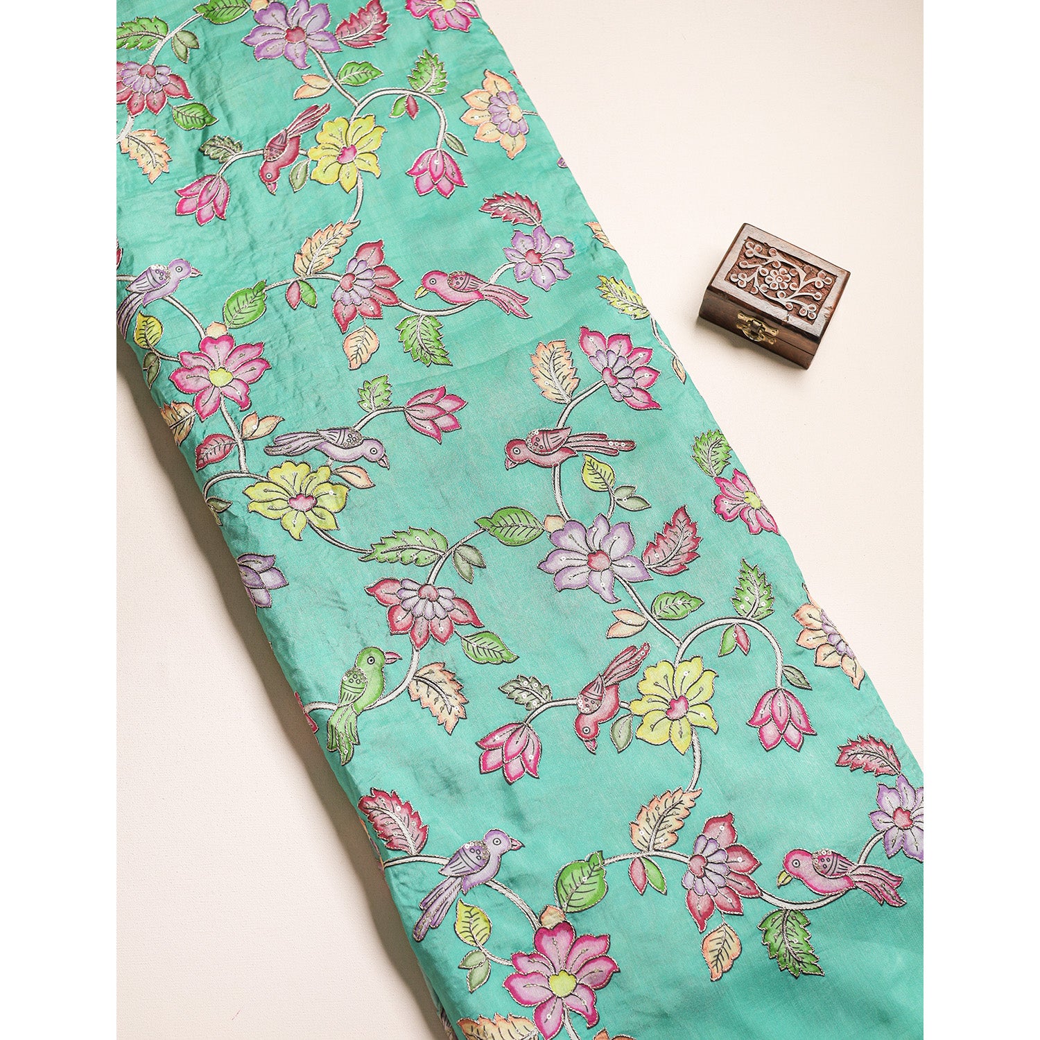 DOLA SILK EMBROIDERED FABRIC