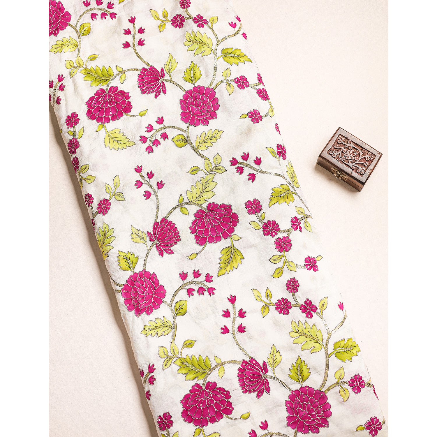 DOLA SILK EMBROIDERED FABRIC