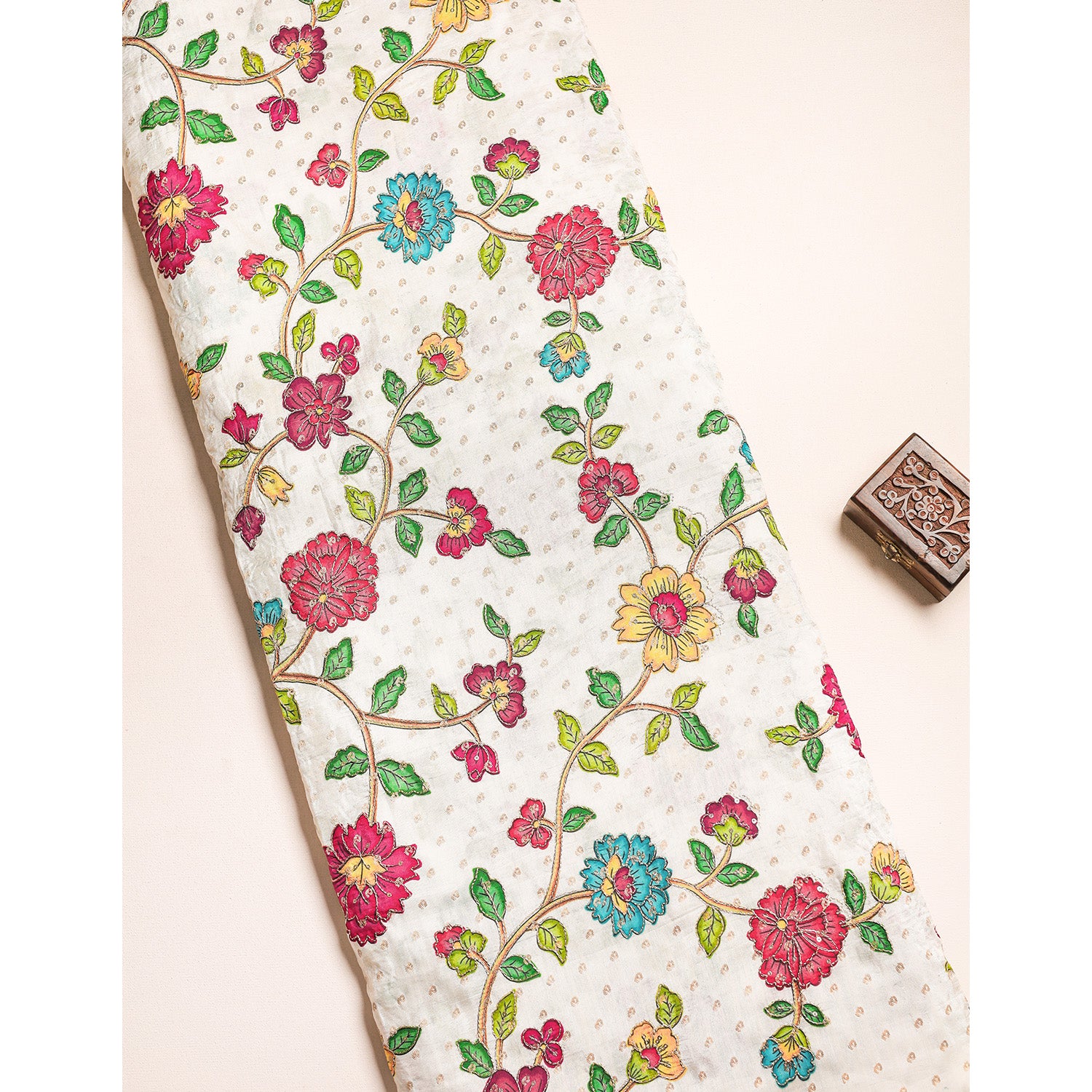 DOLA SILK EMBROIDERED FABRIC