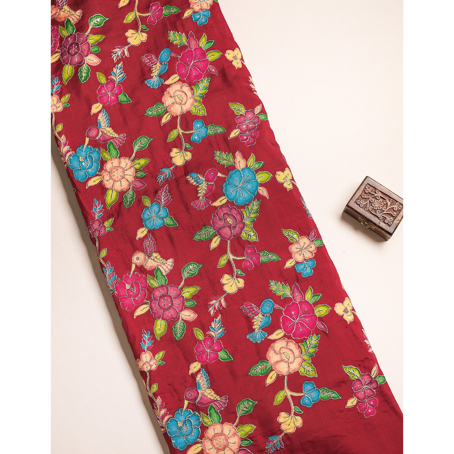 DOLA SILK EMBROIDERED FABRIC